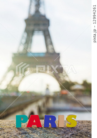 Paris cityscape with the Eiffel tower Paris cityscape with the Eiffel tower 12994261