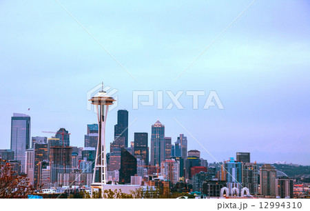 Downtown Seattle as seen from the Kerry park 12994310