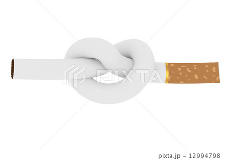 Cigarette tied to a knot Cigarette tied to a knot 12994798