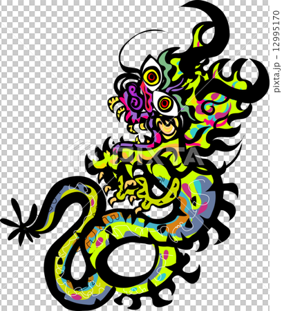 Spring Festival Material ★ Chinese Happy New Year Dragon 12995170
