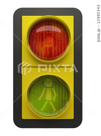traffic light isolated on white background traffic light isolated on white background 12995343