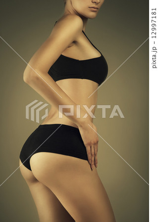 healthy girl in lingerie 12997181