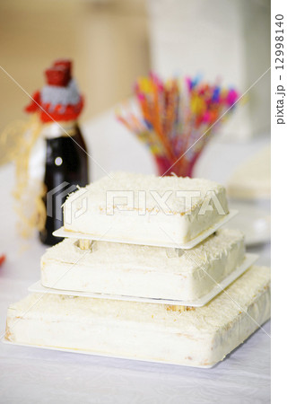Coconut three layer cake Coconut three layer cake 12998140