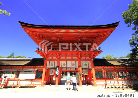 9月京都 下鴨神社・楼門 12998491