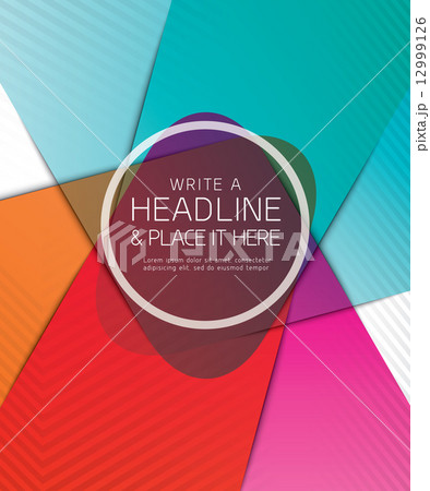 Colorful Vibrant Abstract Shape Background Colorful Vibrant Abstract Shape Background 12999126