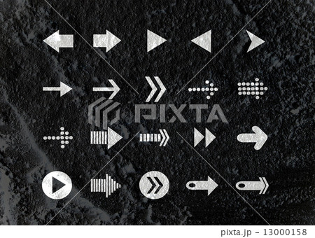 Arrow  and Hand drawn sketch arrows collection on wall texture b 13000158