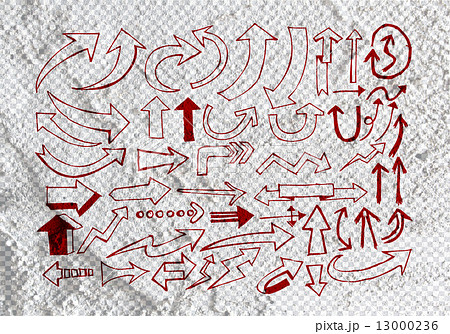 Arrow and Hand drawn sketch arrows collection on wall texture b Arrow and Hand drawn sketch arrows collection on wall texture b 13000236