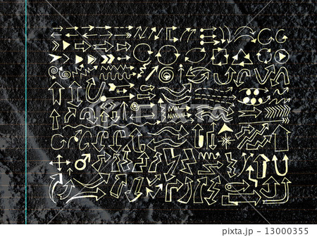 Arrow and Hand drawn sketch arrows collection on wall texture ba Arrow and Hand drawn sketch arrows collection on wall texture ba 13000355