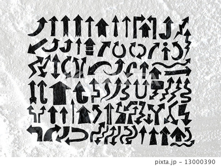 Arrow and Hand drawn sketch arrows collection on wall texture ba Arrow and Hand drawn sketch arrows collection on wall texture ba 13000390