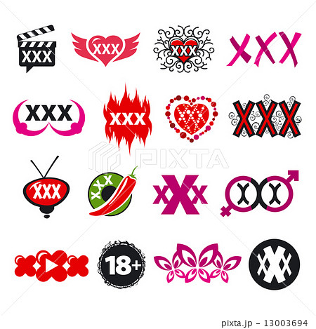 450px x 469px - biggest collection of vector logos xxx - Stock Illustration [13003694] -  PIXTA