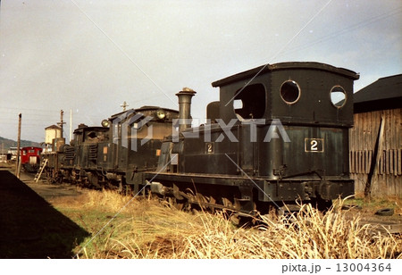 昭和44年　加悦鉄道の保管蒸気機関車 13004364