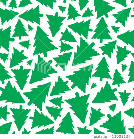 green christmas tree pattern eps10 13005136