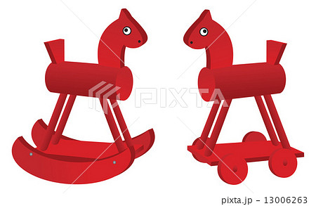 red toy horses red toy horses 13006263