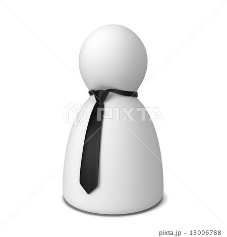 Human figure with tie Human figure with tie 13006788