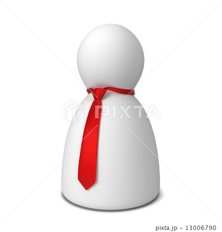 Human figure with tie Human figure with tie 13006790