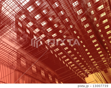 Abstract modern building Abstract modern building 13007739