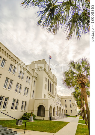 The old Citadel capus buildings in Charleston south carolina 13008365