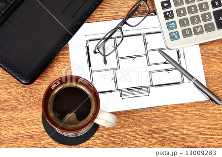 plan apartament on  paper 13009283