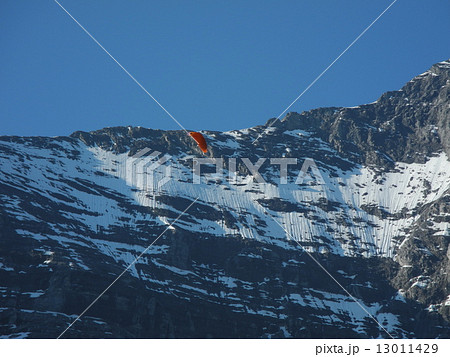 Paraglider over Eiger Paraglider over Eiger 13011429