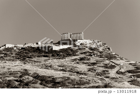 the temple of Poseidon on Cape Sounio, Greece 13011918