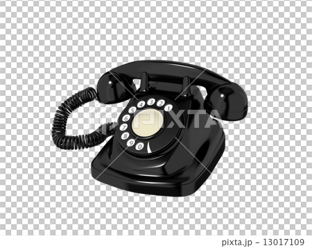 レトロ電話のイラスト素材