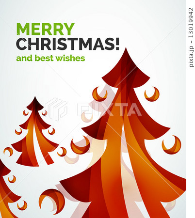 Christmas tree geometric design Christmas tree geometric design 13019942