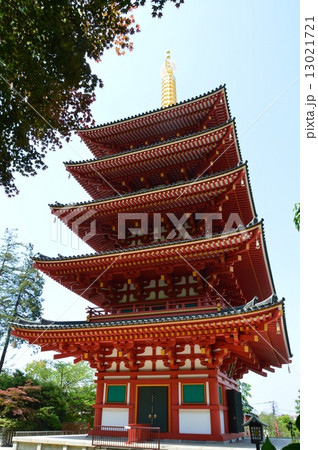 高幡不動尊(金剛寺)の「五重塔」（日野市高幡／東京都）の写真素材