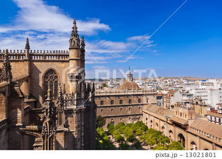 Cathedral La Giralda at Sevilla Spain 13021801