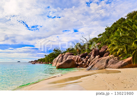 Beach Anse Lazio at Seychelles 13021980