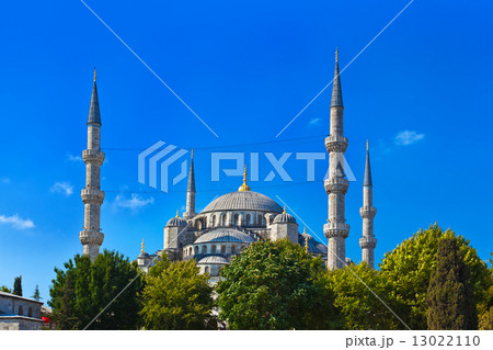 Blue mosque in Istanbul Turkey 13022110