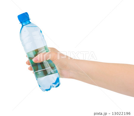 Hand with water bottle Hand with water bottle 13022196
