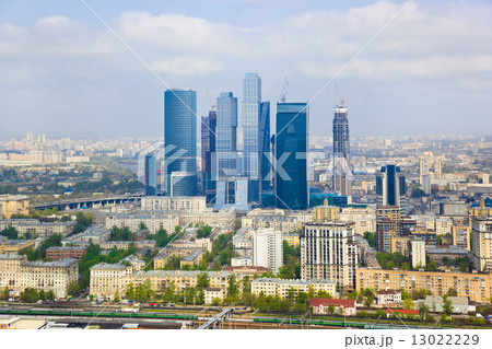 Modern skyscrapers at Moscow City, Russia 13022229