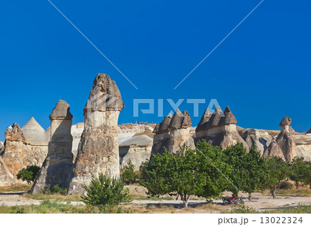 Rock formations in Cappadocia Turkey Rock formations in Cappadocia Turkey 13022324