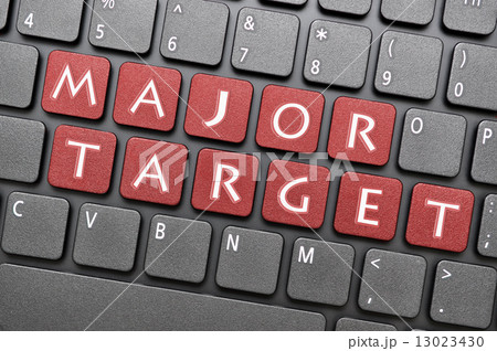 Major target on keyboard 13023430