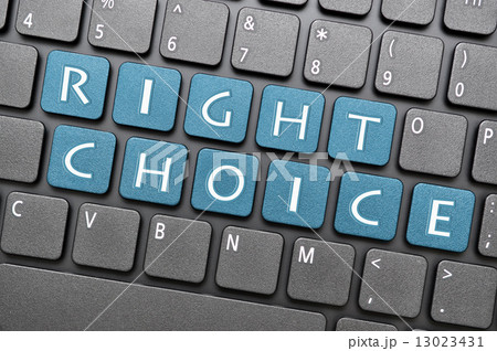 Right choice on keyboard 13023431