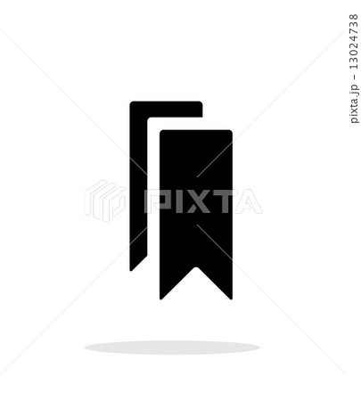 Bookmarks simple icon on white background. Bookmarks simple icon on white background. 13024738