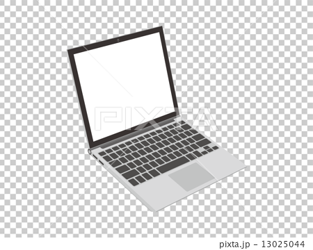 ノートパソコン パソコン ノート型pc Pc ラップトップpc のイラスト素材 13025044 Pixta