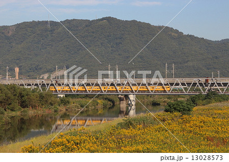 芦田川を渡る山陽本線115系（岡山地区） 13028573