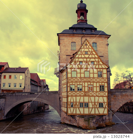 The Old Town Hall in Bamberg(Germany) in winter 13028744