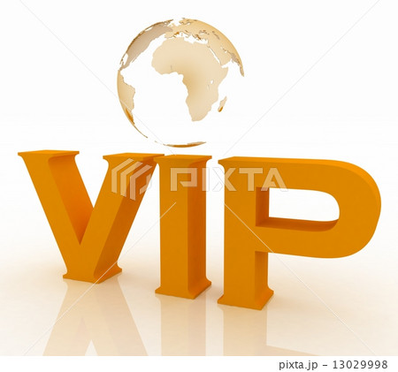 VIP abbreviation with a globe VIP abbreviation with a globe 13029998