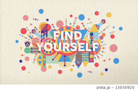 Find yourself quote poster design background Find yourself quote poster design background 13030920