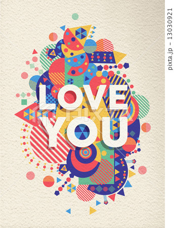 Love you quote poster design Love you quote poster design 13030921