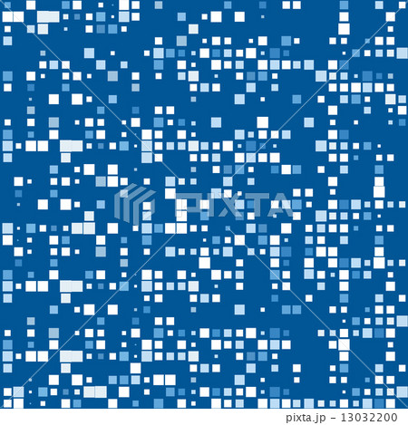 Abstract Pixel Mosaic Blue Pattern Background 13032200