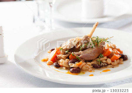 rabbit with vegetables 13033225