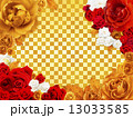 薔薇の年賀プレート 13033585