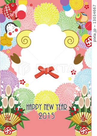 羊かぶりものフォトフレーム 13034667