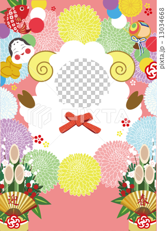 羊かぶりものフォトフレーム 13034668