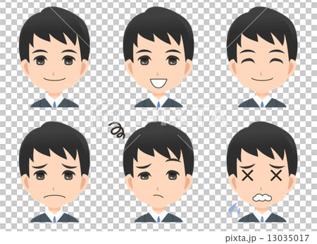 Male _ Facial expression pattern Male _ Facial expression pattern 13035017