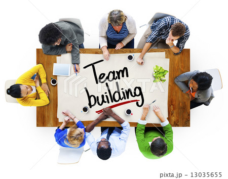 People in a Meeting and Team Building Concepts 13035655