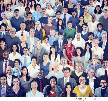Large Group of Diverse Multiethnic People 13035687